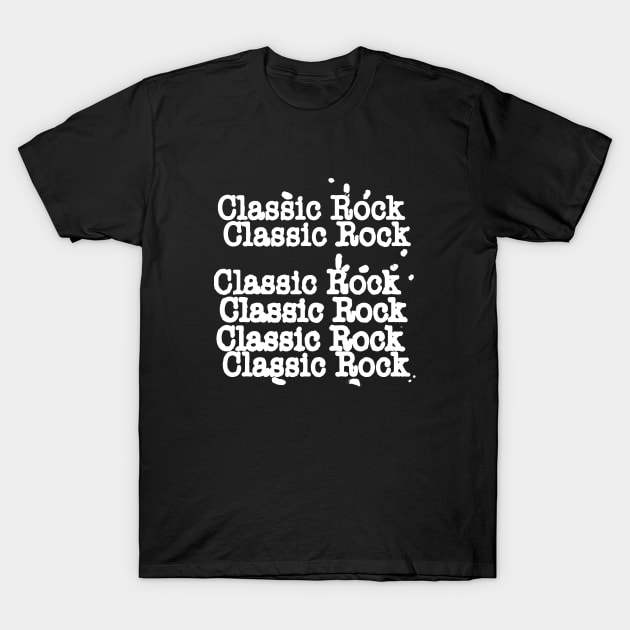 Classic Rock Repeating T-Shirt by GloopTrekker